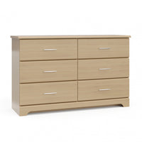 Storkcraft Brookside 6 Drawer Dresser - Driftwood