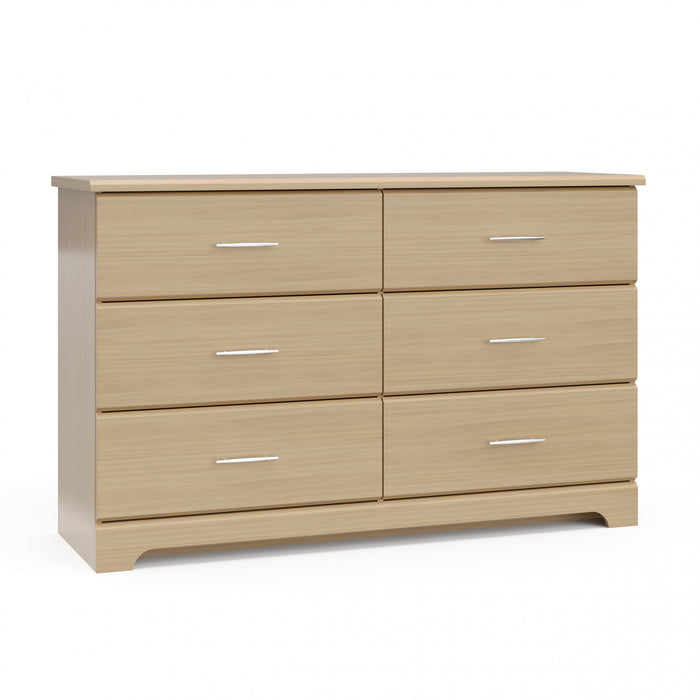 Storkcraft Brookside 6 Drawer Dresser - Driftwood