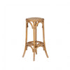 Rae Backless Rattan Barstool - Natural