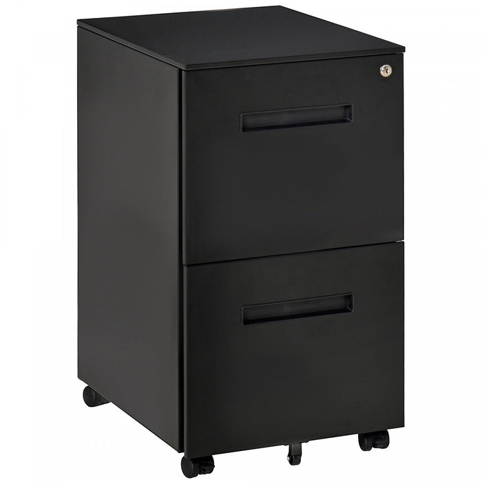 Vinsetto File Cabinet Vertical Filing Cabinet Lockable For Office