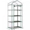 Outsunny 28\" X 20\" X 63\" Portable Greenhouse With 4 Tier Shelves Outdoor Hot House Plant Flower Greenhouse, Steel Frame, Pvc Cover, Transparent