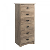 Salt Spring Tall 6-Drawer Chest - Drifted Grey