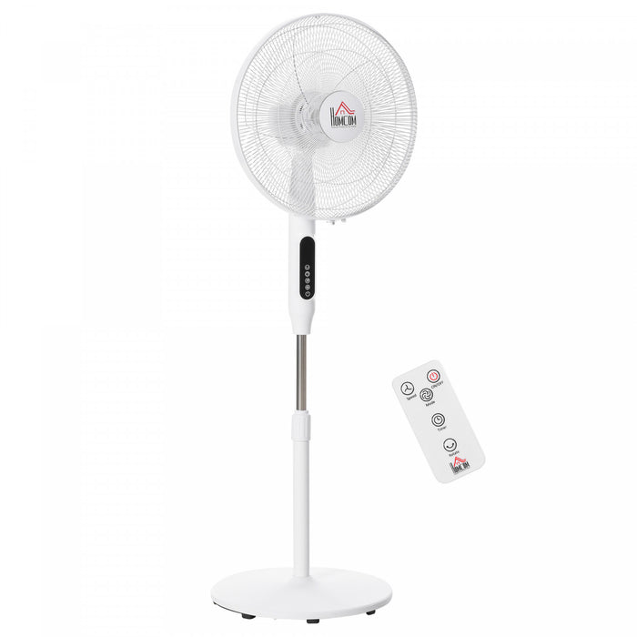 Homcom Pedestal Fan With 3 Modes And 3 Speeds