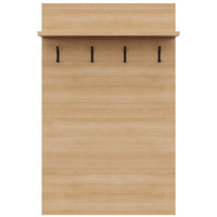 Porto Entryway Wall-Mounted Coat Rack with Shelf 