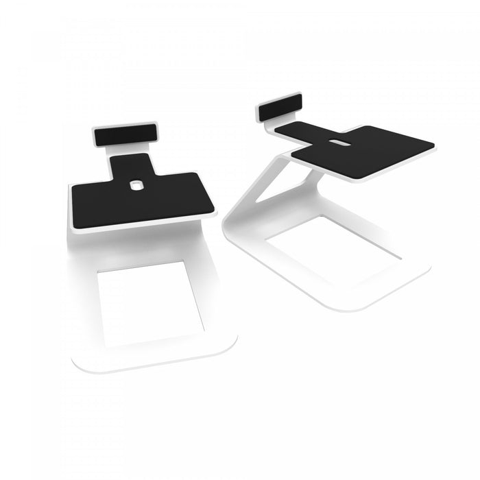 Kanto SE6 Elevated Desktop Speaker Stands for Large Speakers - Pair, White