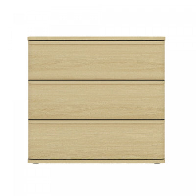 Molly Modern 26" Nightstand in Natural Oak (3-Drawer) | Table de nuit Molly Modern 66 cm en chene naturel (3 tiroirs)