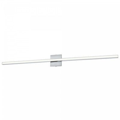 Dainolite Arandel Vanity Light 36w LED Polished Chrome White Acrylic Diffuser Lamp|Lumière de coiffeuse Arandel de Dainolite en acrylique blanc qui diffuse la lumière, avec fini chromé poli et ampoule à DEL de 36 W