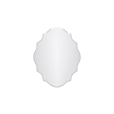 Chisel 22 Inch Frameless Ornate Mirror In Chrome | Chisel Miroir Orne Sans Cadre de 22 Pouces Chrome