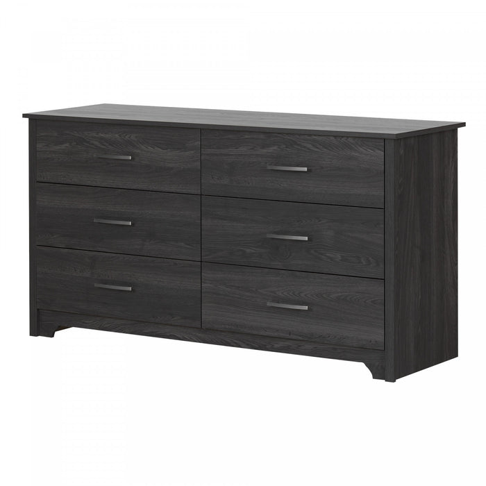 Fusion 6-drawer Dresser - Gray Oak 