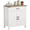 HOMCOM Sideboard Buffet Cabinet w/ Drawer and Shelf, Farmhouse Sideboard