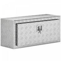 HOMCOM Heavy Duty Aluminum Underbody Truck Tool Box, 36 Inch Tool Box Chest