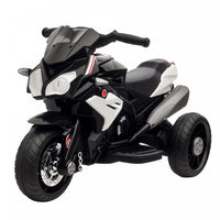 Qaba Kids Motorcycle, 6v Battery Powered Ride On Motorcycle With Music, Horn, Headlights, 3 Wheels Electric Bike For Kids, Gift For Boys & Girls, Black