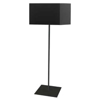 Dainolite Maine 1 Light Floor Lamp Black Square Shade