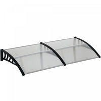 Outsunny Window Awning Door Canopy, Front Door Outdoor Patio Cover