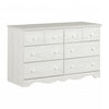 Summer Breeze 6-Drawer Dresser - White Pine