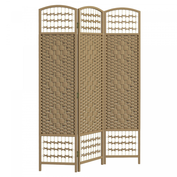 Homcom Folding Room Divider 5.6 Ft Privacy Screen Panel