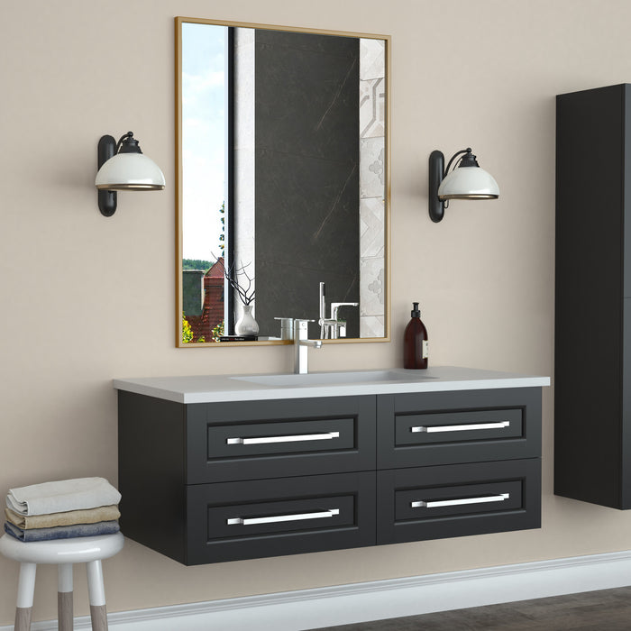 Border Gold 40\" Mirror