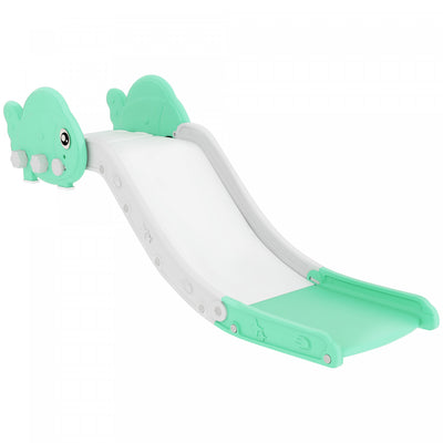 Qaba Couch Slide for Kids, Toddler Slide Can Be Used for Bed, Sofa, Stairs, Easy Assemble & Storage, 51" Extended Length Lightweight Kids Slide for 18-48 Months, Green