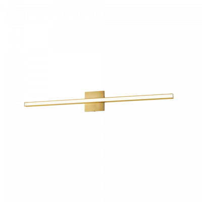 Dainolite Arandel Vanity Light 24w LED Aged Brass White Acrylic Diffuser Lamp|Lumière de coiffeuse Arandel de Dainolite en acrylique blanc qui diffuse la lumière, avec fini laiton vieilli et ampoule à DEL de 24 W