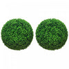 HOMCOM 2 Pack Artificial Tree Boxwood Topiary Balls, 15.7 Inch
