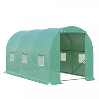 Outsunny 13' X 6' X 6' Outdoor Walk-in Tunnel Greenhouse Portable Plant Gardening Warm House With Pe