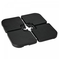 Outsunny Banana Cantilever Umbrella Base Weights, Water or Sand Filled