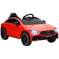 Qaba Mercedes-amg Cla 45 Licensed 12v Powered Ride-On Car, Battery Powered Kids Electric Car With Re
