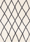 Fairmont White Grey Trellis Rug, 5'3\" x 7'7\" Indoor Area Rug