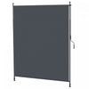 Outsunny 7' x 10' Retractable Patio Awning, Outdoor Privacy Screen, Grey