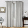 Gladstone Silver Dual-Header Curtain Panel - 52