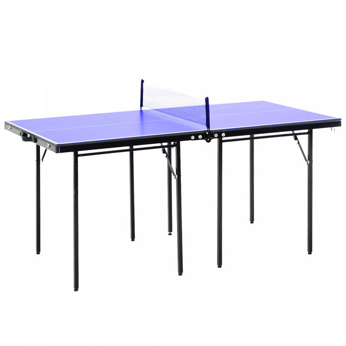 Soozier Folding Ping Pong Table, Portable Table Tennis Table With Handles