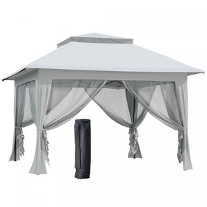 Outsunny 12' X 12' Pop-up Tent Gazebo Instant Canopy W/ Roller Bag