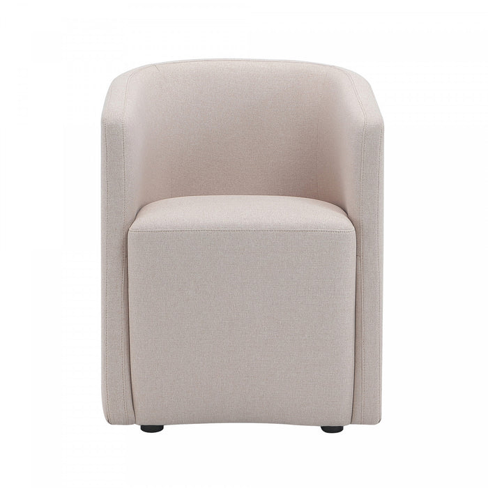 Hearth Contemporary Modern Upholstered Armchair in Barley