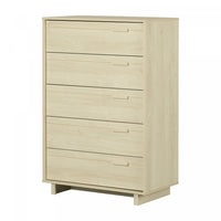 Noah 5-Drawer Chest Bleached Oak - South Shore