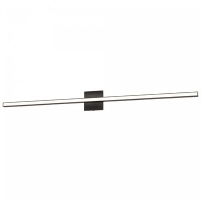 Dainolite Arandel Vanity Light 36w LED Matte Black White Acrylic Diffuser Lamp|Lumière de coiffeuse Arandel de Dainolite en acrylique blanc qui diffuse la lumière, avec fini noir mat et ampoule à DEL de 36 W