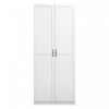 Cornelia Modern 30\" Storage Cabinet in White (4-Shelf)