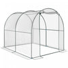Outsunny 6.6' X 8.2' X 6.6' Dome Tunnel Greenhouse Plant Shed Garden Hot House Growing Tent W/ Roll Up Door, Transparent