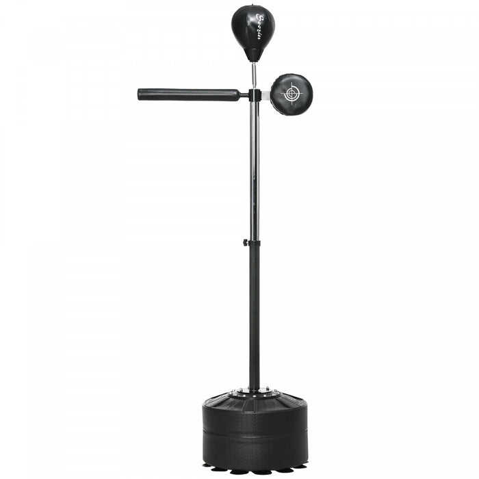Soozier Speed Bag Boxing Bag Stand Reflex Training Equipment, Black