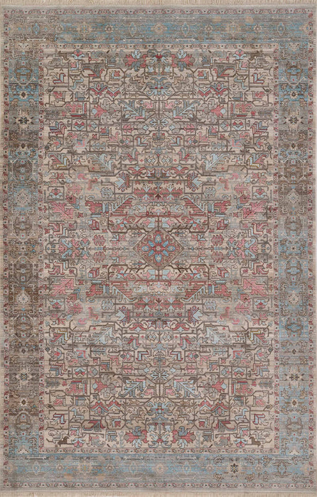 Bettina Traditional 9'0\" x Area Rug in Multi Indoor Area Rug