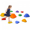 Qaba Stepping Stones Kids, 11pcs Obstacle Course For Kids, Non-slip Heart-shaped Balance Stepping Stones, Stackable Balance Blocks Sensory Toys Indoor Outdoor