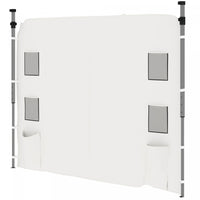 Outsunny Sidewall For 10x10ft Pop Up Canopies, 1 Pack Sidewall Only, White