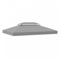 Outsunny 13.1' X 9.8' Gazebo Replacement Canopy 2 Tier Top Uv Cover Pavilion Garden Patio Outdoor, L