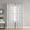 Habitat Symphony Rose Sheer Grommet Curtain Panel - 52 x 84