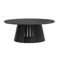Layla Scandinavian Modern Coffee Table in Black 
