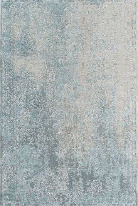 Elysia Traditional 8'11\" x Area Rug in Blue Indoor Area Rug
