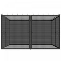 Outsunny 12' x 12' Gazebo Replacement Mosquito Netting Screen Walls, Black