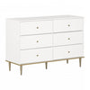 Dylane 6-Drawer Dresser - Pure White