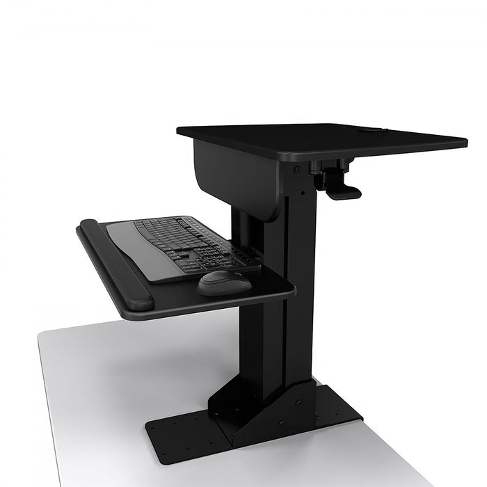TygerClaw Sit-Stand Desktop Workstation Stand with Desk Clamp
