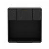 Clive Mid-Century Modern 22\" Nightstand in Black (1-Drawer)