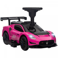 Qaba Maserati Gt2 Licensed 6v Baby Car, Battery Powered Ride-On Toy For Toddlers, Electric Car For K